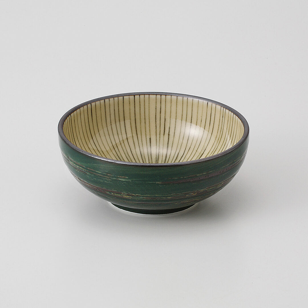 緑釉十草 小鉢 [ 小鉢 ] 10.8×4.2cm