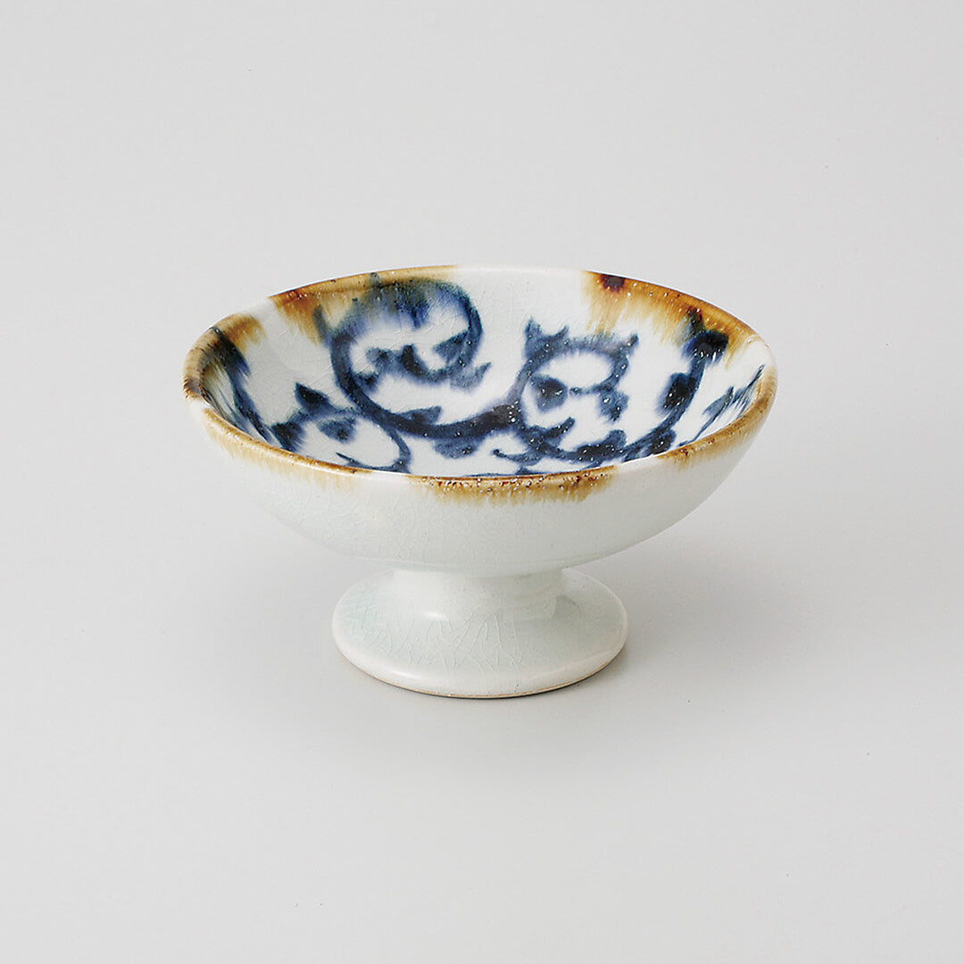 安南唐草 高台鉢 11.8×6.1cm