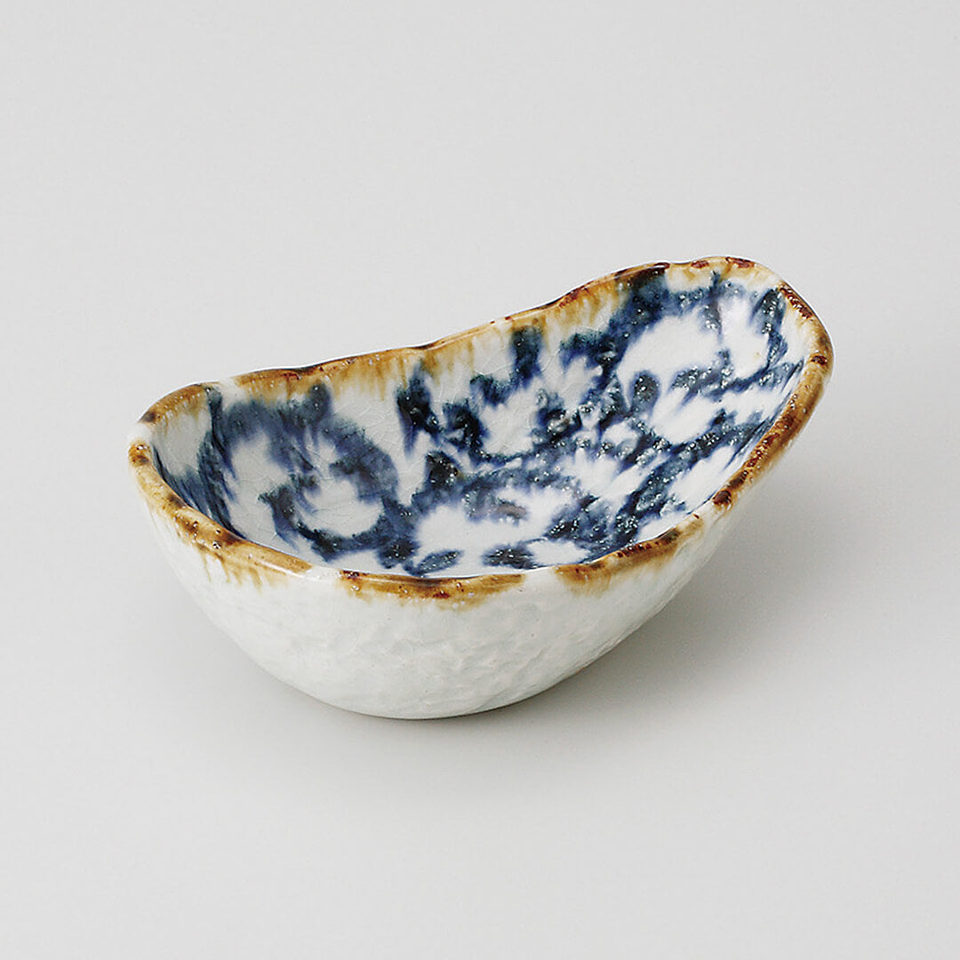 かいらぎ唐草 岩目たたき小付 12.2×9×4cm