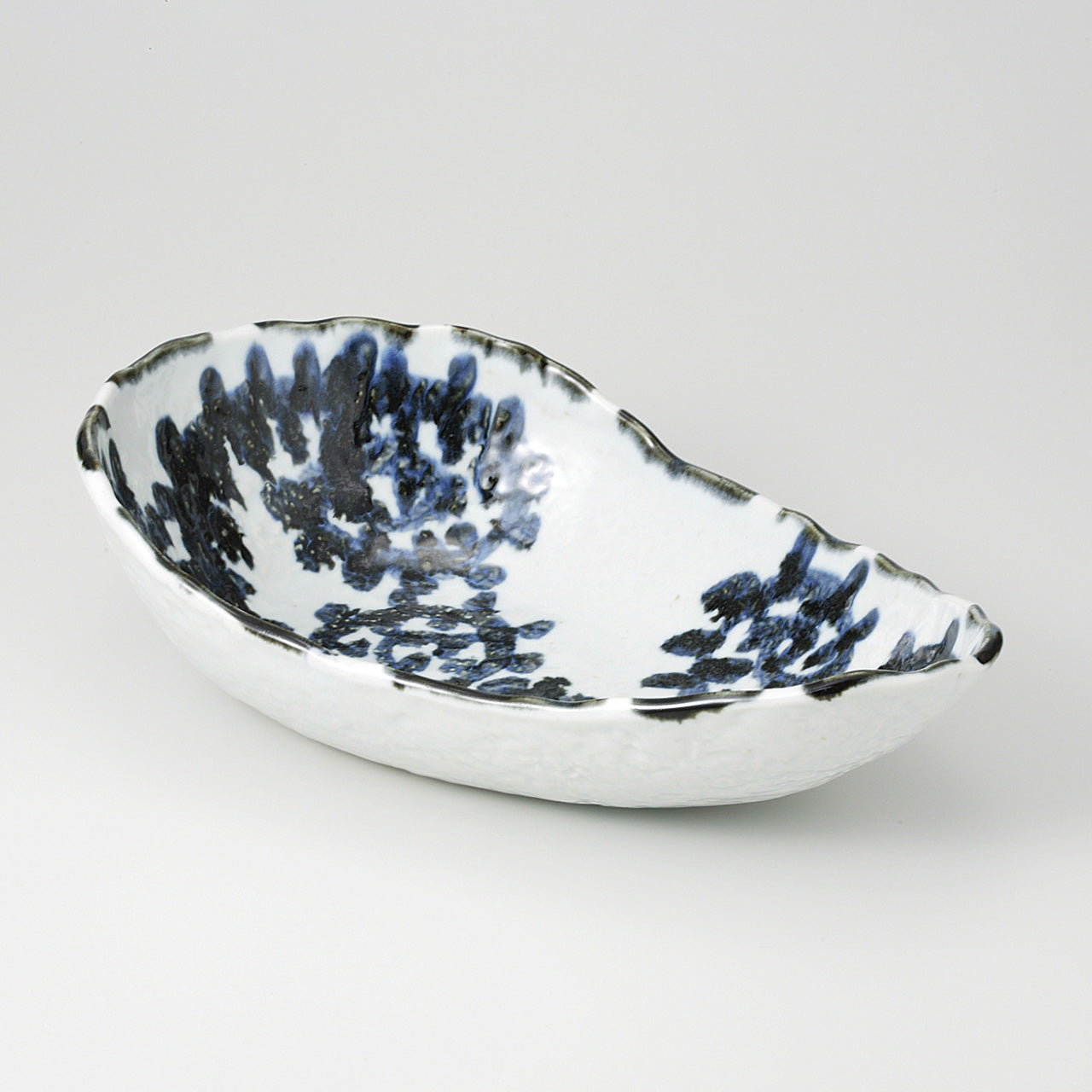 唐草 岩雫盛鉢 32×20.3×8.8cm