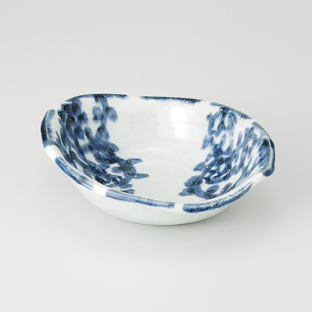 かいらぎ唐草 ひねり取鉢 17×14.3×5.2cm