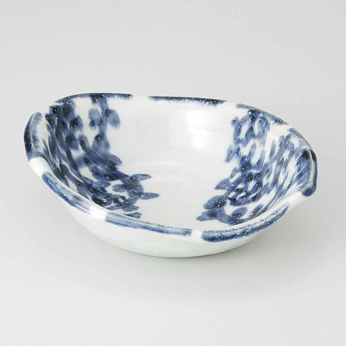 かいらぎ唐草 ひねり取鉢 17×14.3×5.2cm