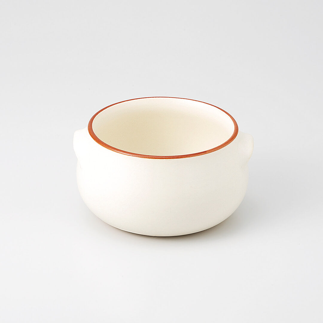 白 シチュー(小) 12.7×12.2×6.6cm