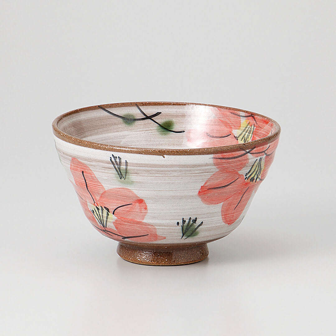 紅山茶花 茶碗 [ 茶碗・飯丼 ] 11.5×6.5cm