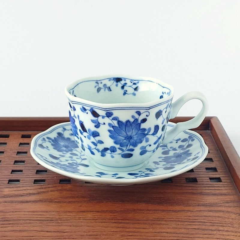 菊唐草 コーヒー ティー カップ ソーサー