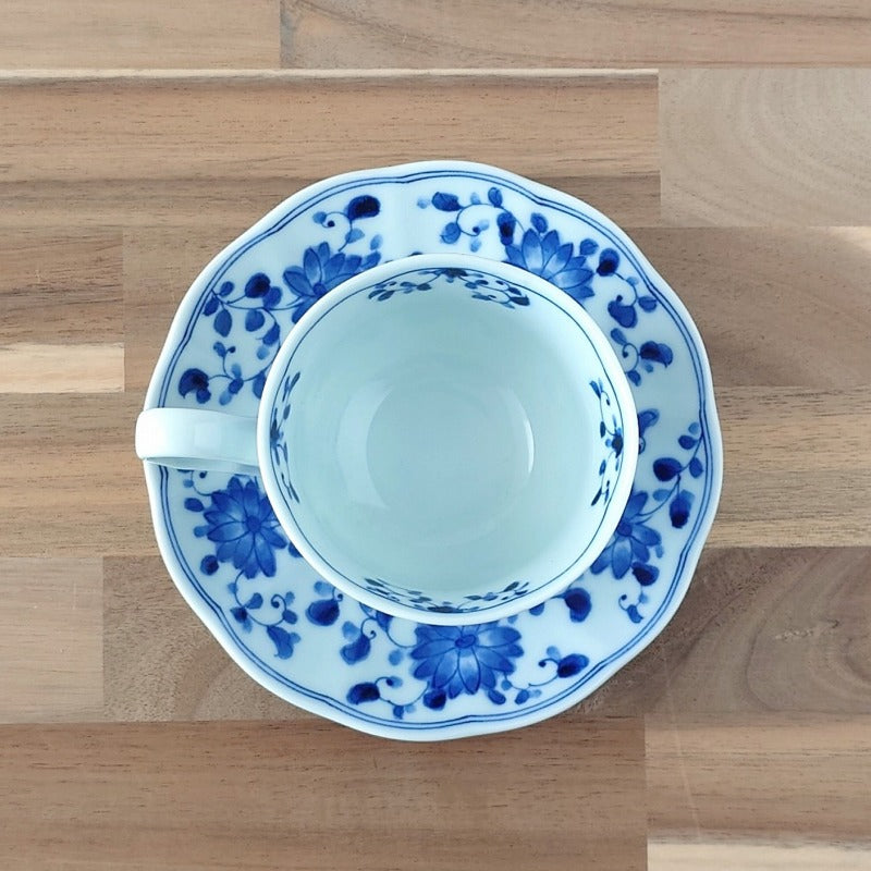 菊唐草 コーヒー ティー カップ ソーサー