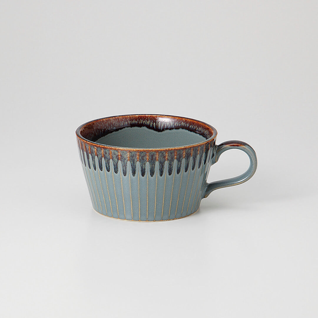 青均窯 十草スープ [ マグ・スープカップ ] 13×10.5×5.7cm