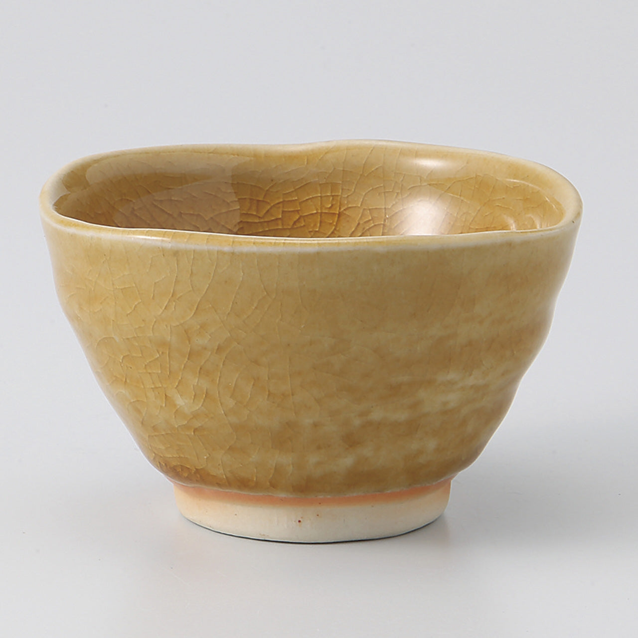 アメ貫入 ろくべえ千代口 7×6.9×4.5cm