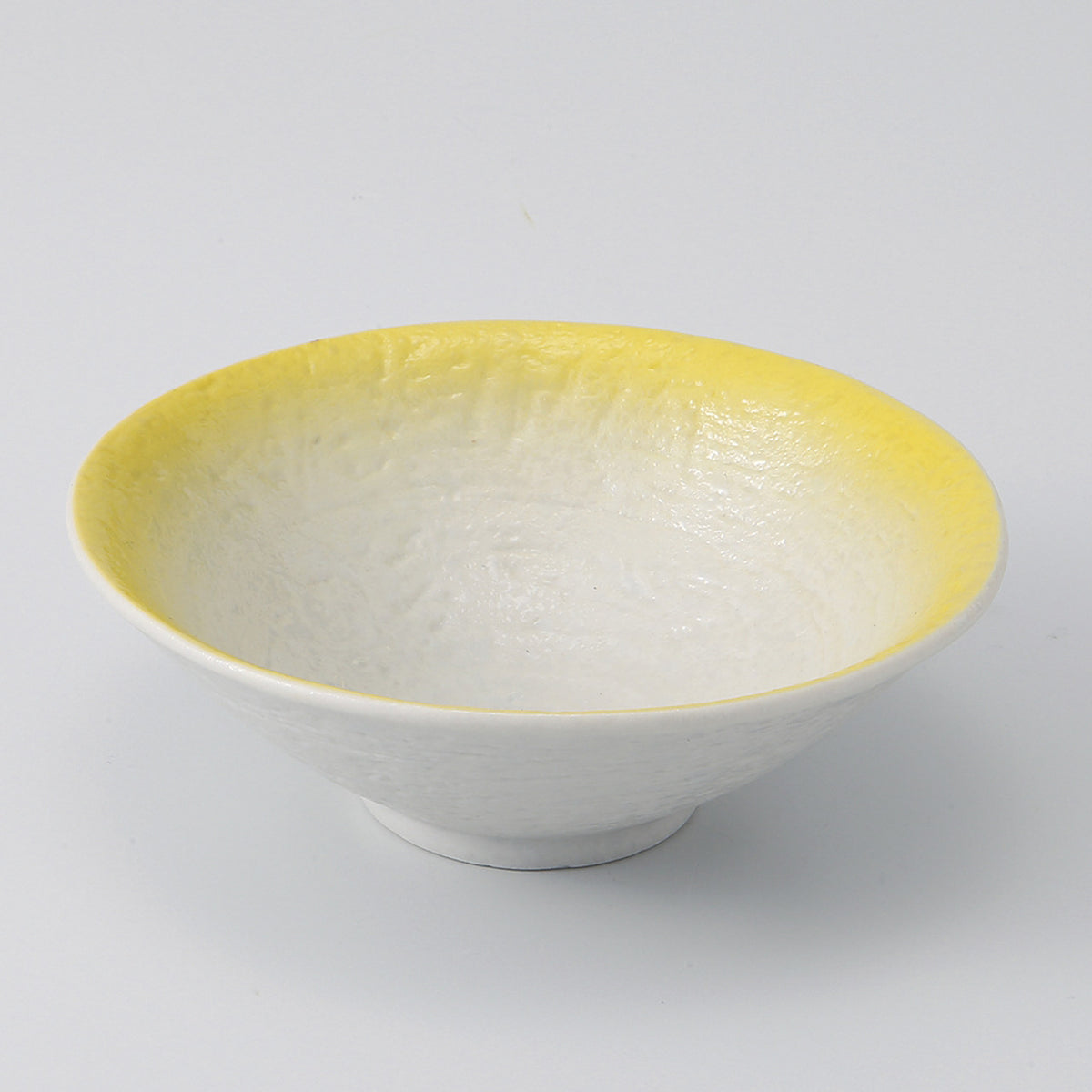 イエロー吹 平小鉢 12.8×4.3cm