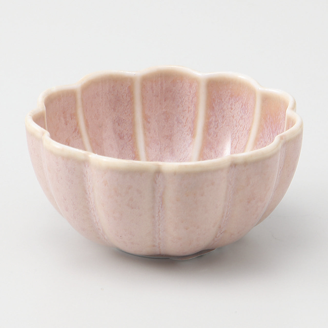 うのふピンク 菊型豆鉢 7.4×3.6cm
