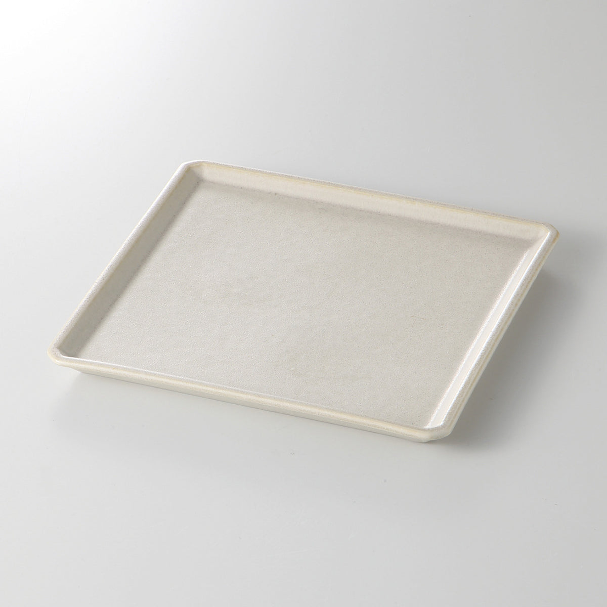 うのふベージュ スクエアプレートL 20×20×1.5cm