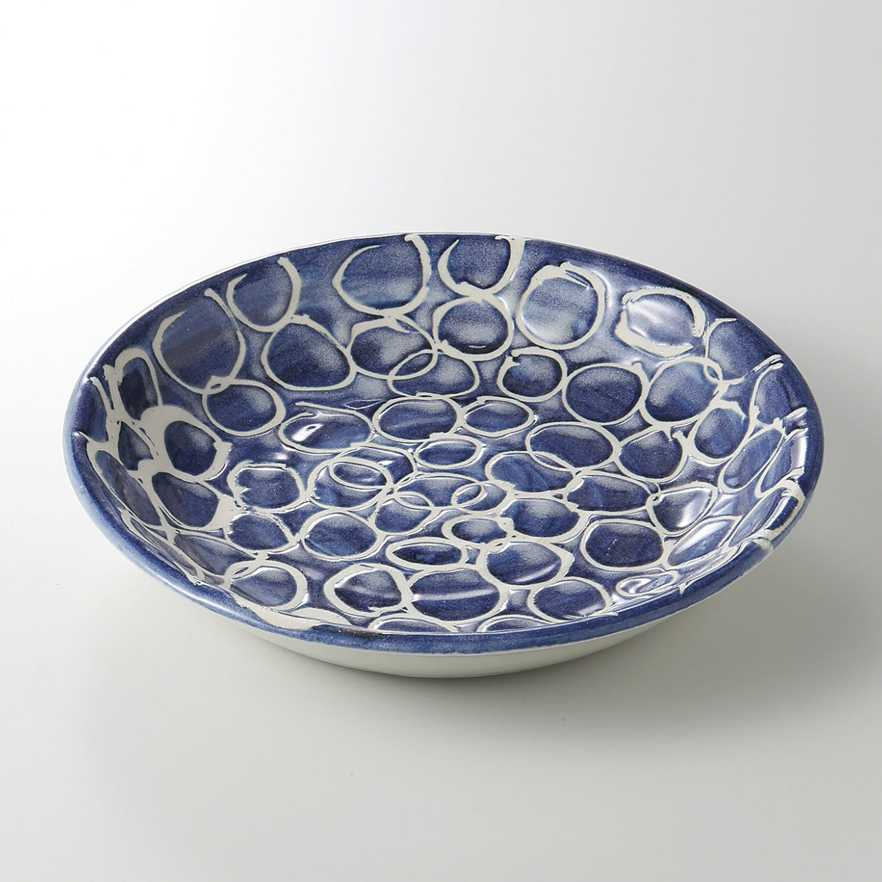 うろこ丸紋 7.0皿 22.3×4cm