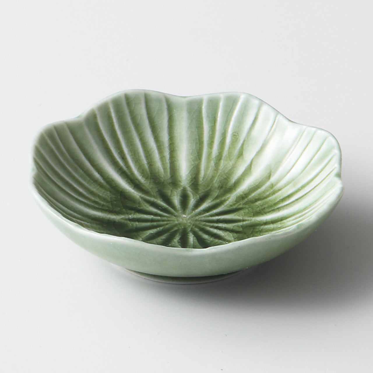 グリーン うめ皿S 8.4×2.3cm