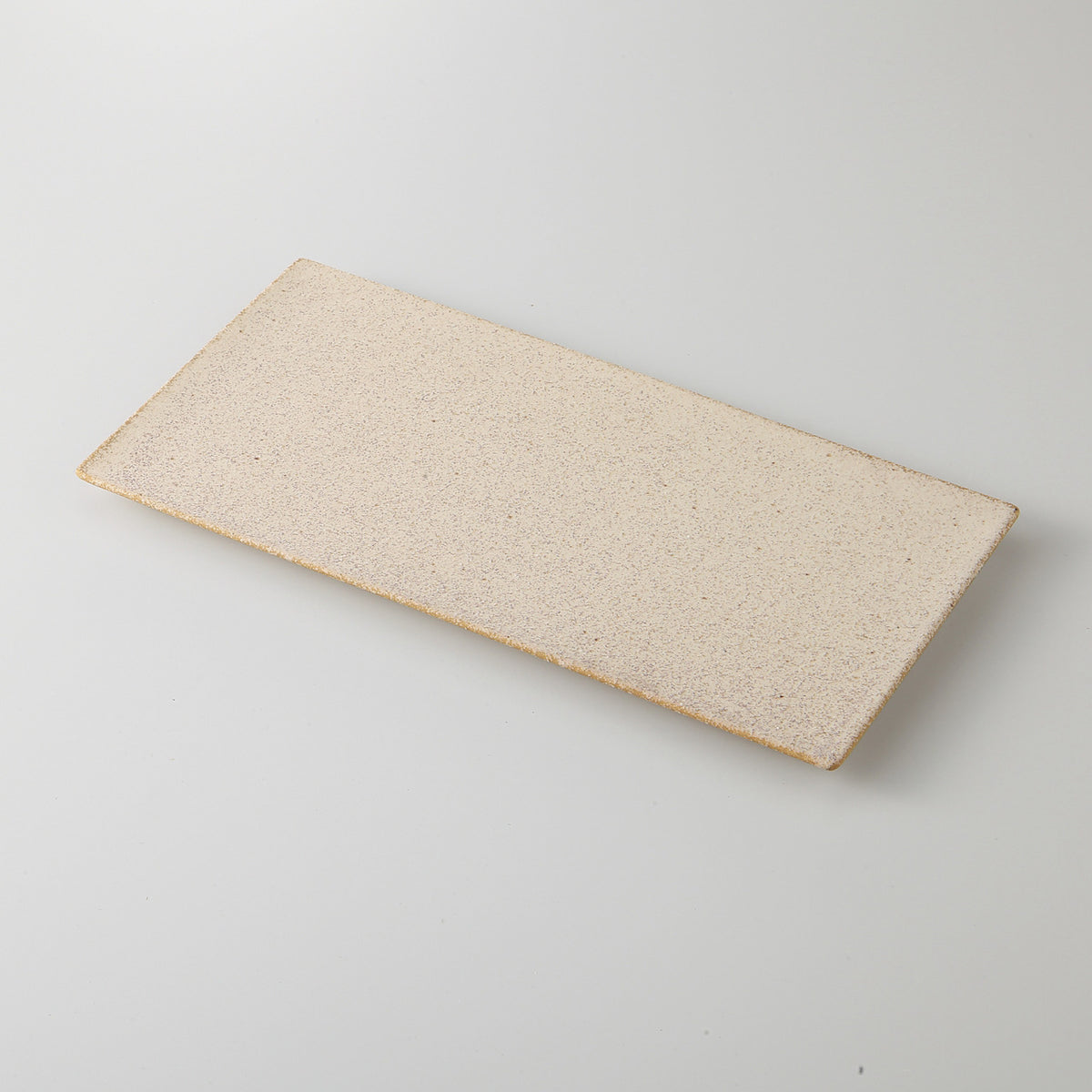 サンドベージュ 27cm長角皿 27.2×14×1.5cm