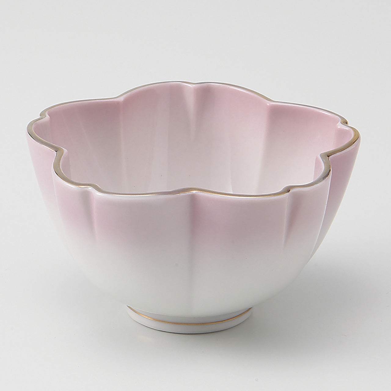 渕金ピンク吹 桜小付 9×5cm