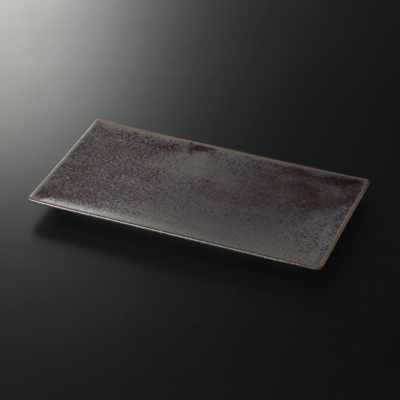 ブラックガーネット 27cm長角皿 27.1×14×1.2cm