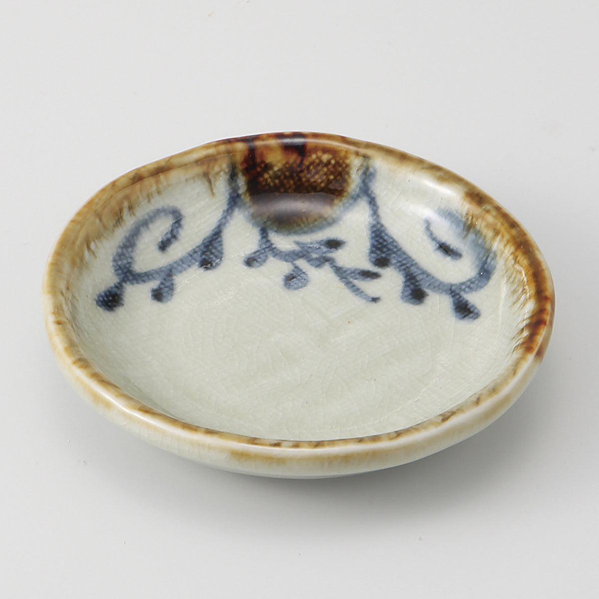 やちむん 玉渕3.5寸皿 10.8×2.5cm