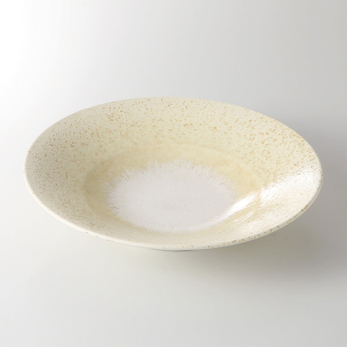 ゆうゆう白晶 輪二重8.0浅鉢 24.5×5cm