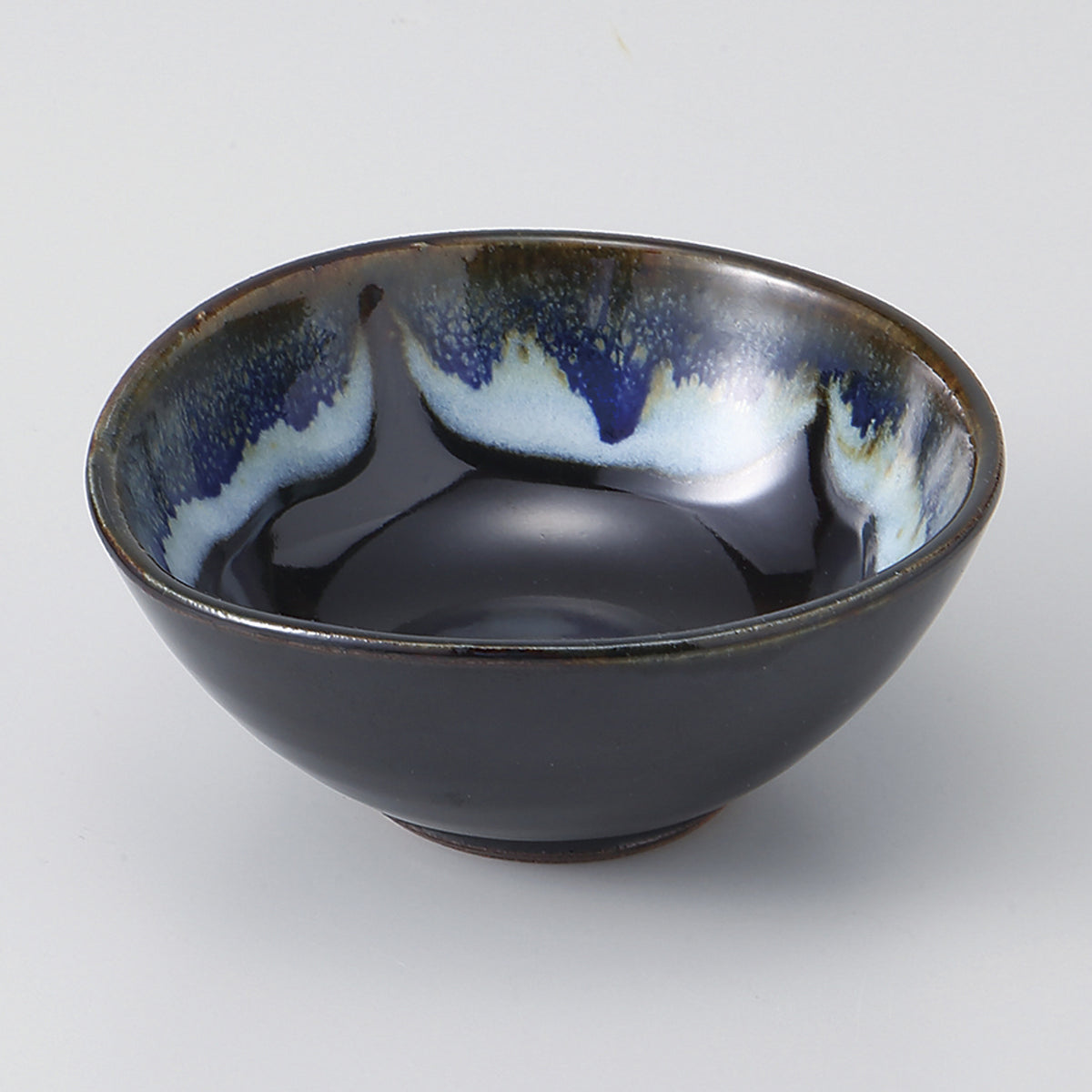 ルリ窯変 たわみプチボール 9.7×9.5×4cm
