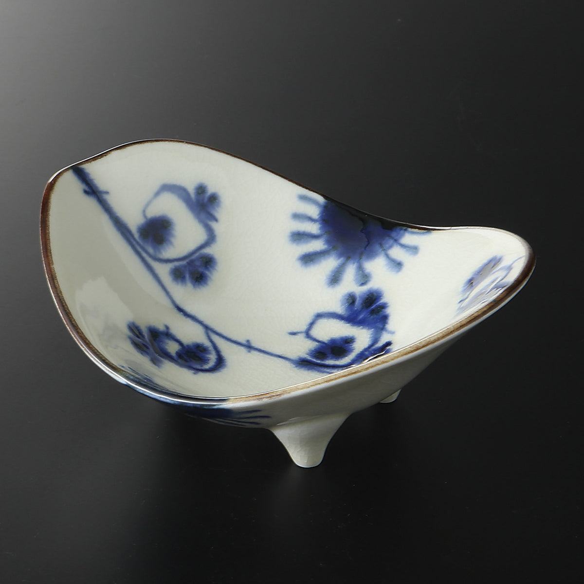 安南手 石庭小鉢(大) 14.3×12.2×5.7cm
