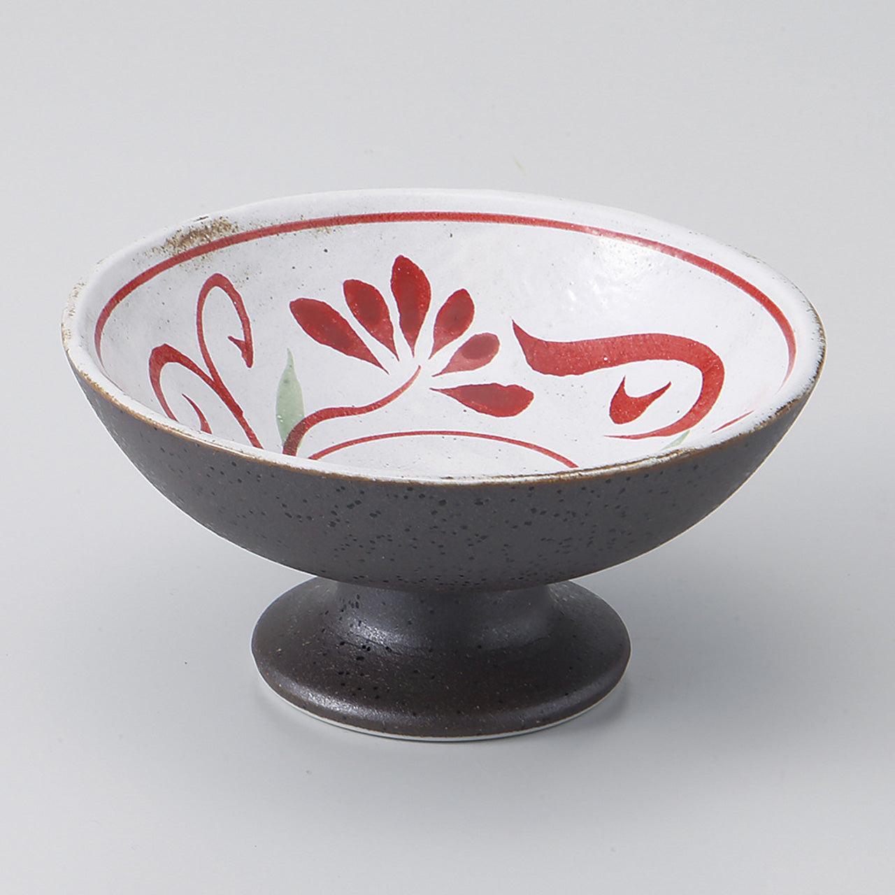 化粧花紋 高台鉢 12×6cm