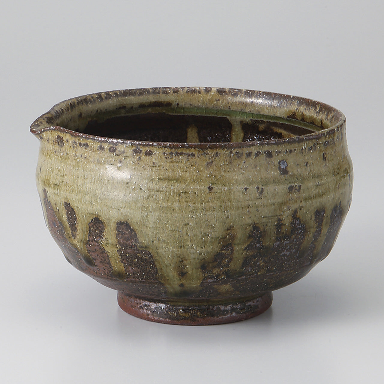 灰霞 4.5片口鉢 13.5×13.2×8.3cm