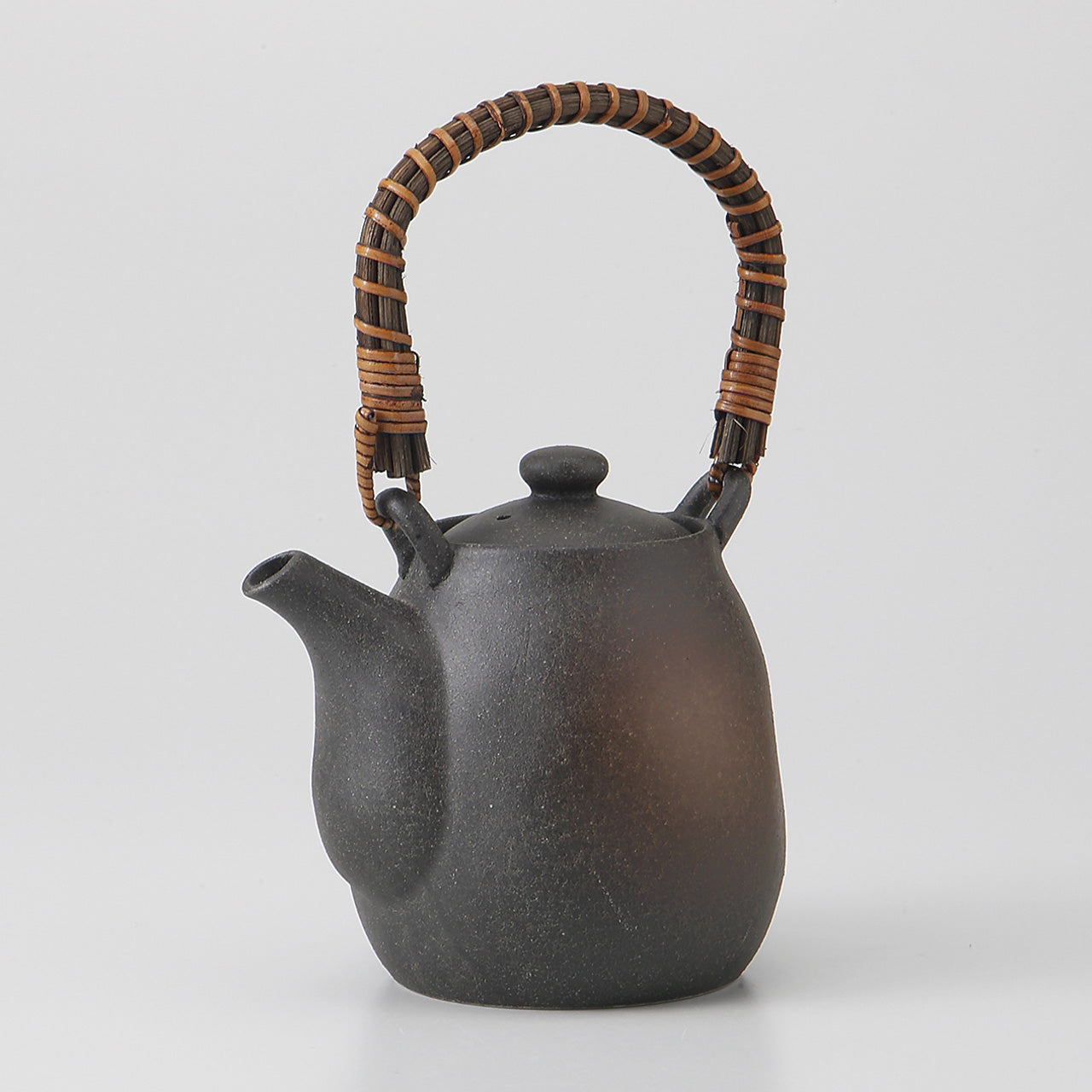 黒備前 土瓶(つる付) 12×9.5×11.4cm 460cc