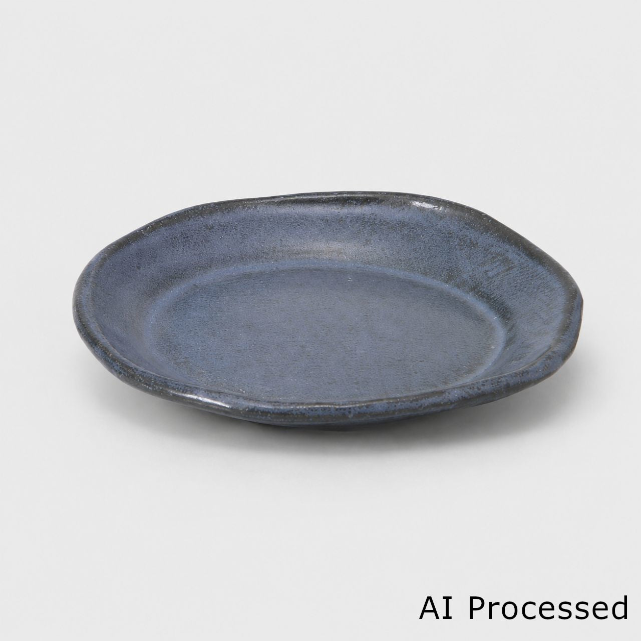 紺 かやめ小皿 10.5×1cm