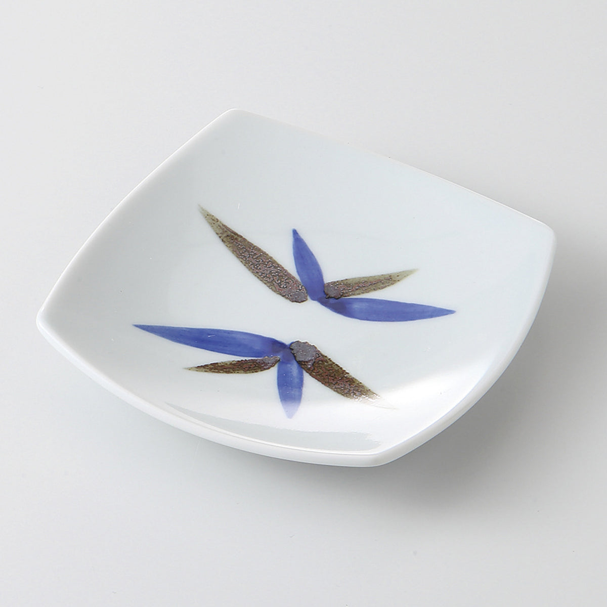 笹文 なで角小皿 11.3×2.2cm