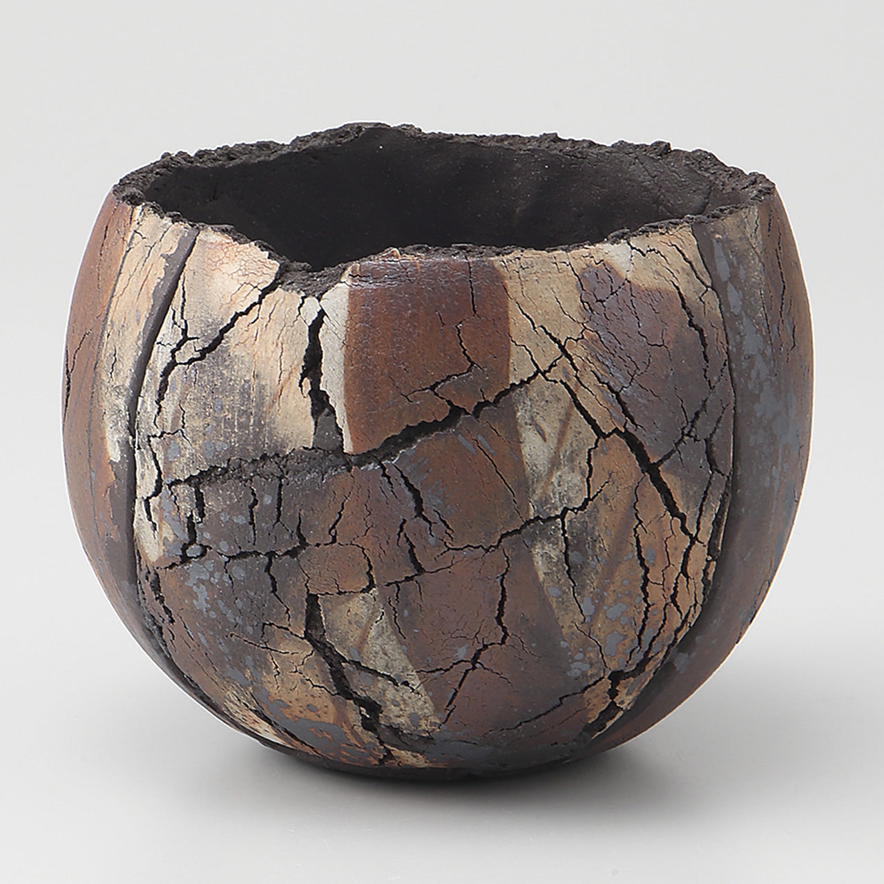 錆三彩 丸鉢 10.5×9.5cm