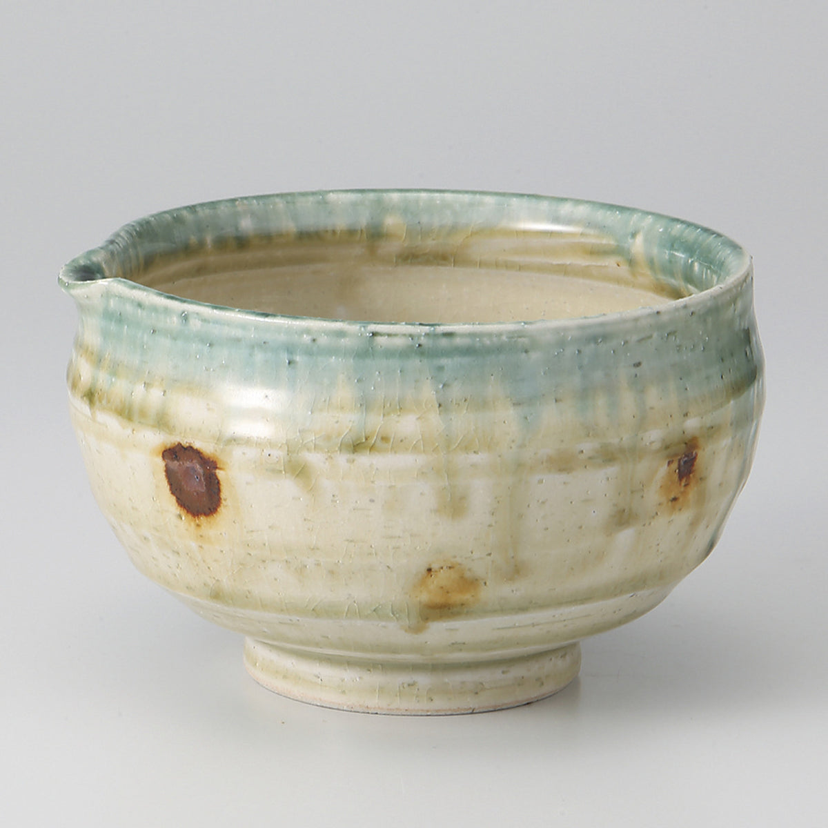 錆雪 4.5片口鉢 13.5×13.2×8.3cm