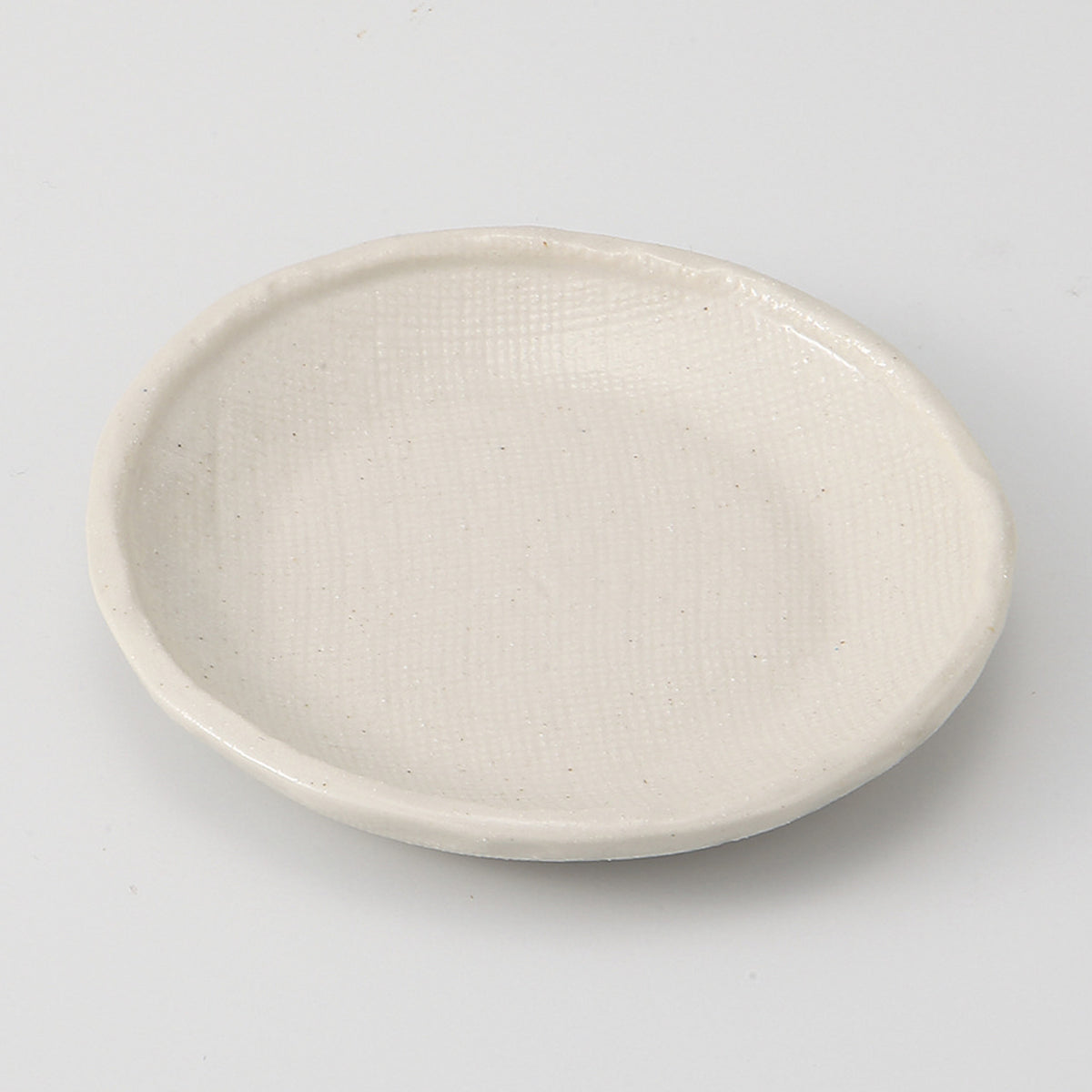 志野 丸小皿 10.7×1.6cm