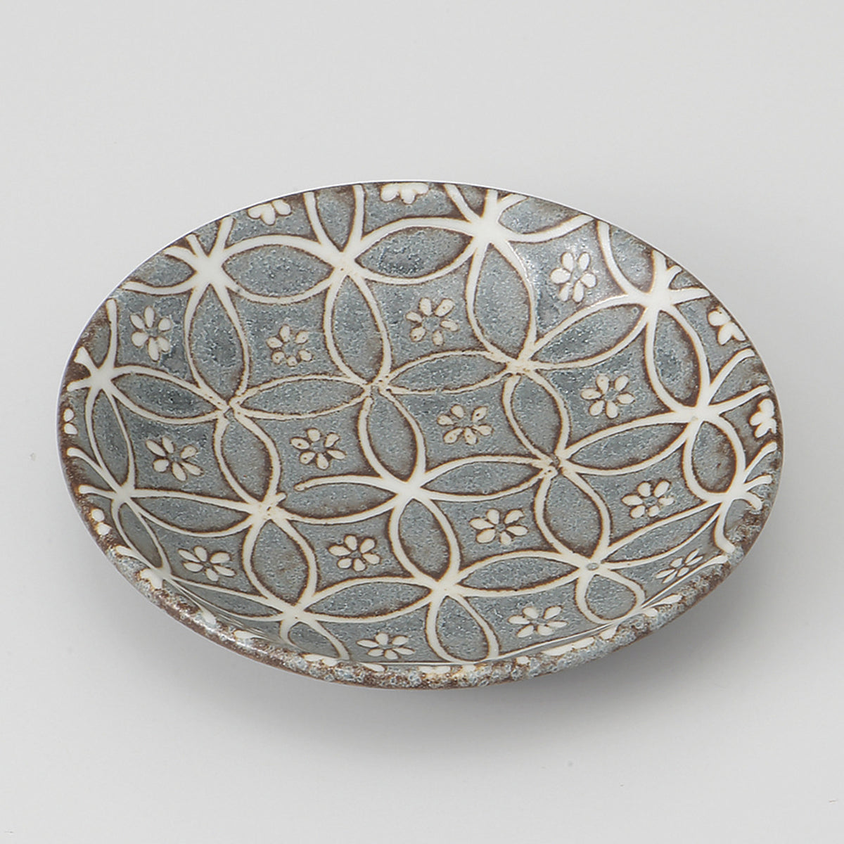 七宝嵯峨 3.3丸皿 10×2cm
