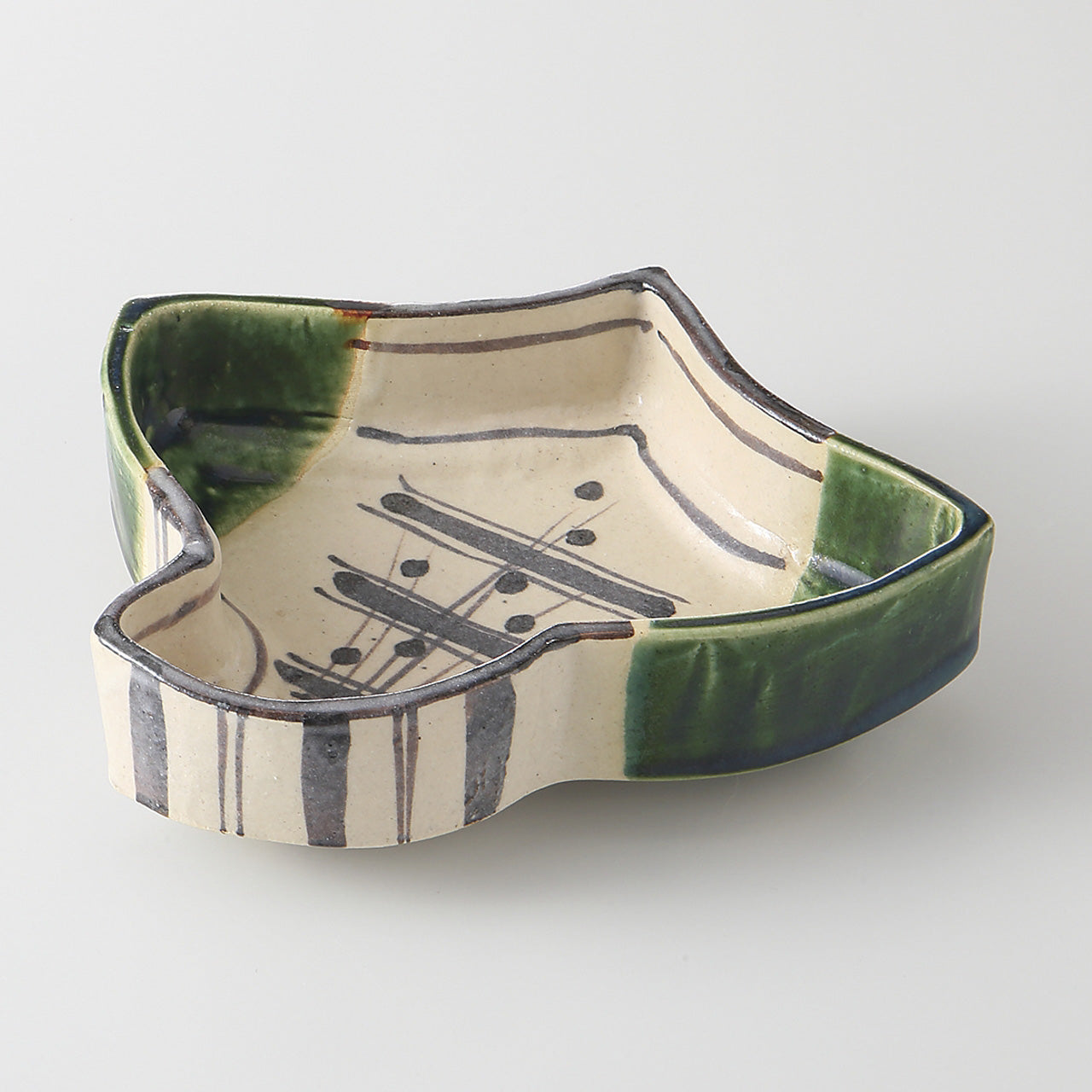 織部 鳥型向付 17×15.5×4.5cm