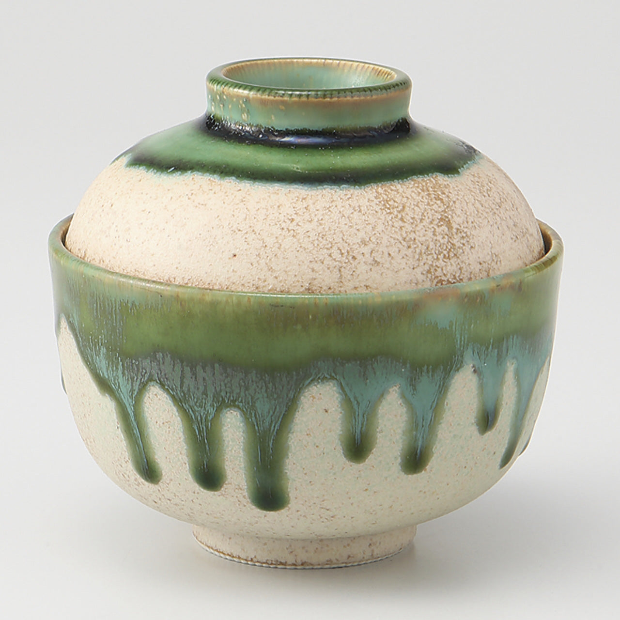 織部流し 小煮物碗 10.5×9.8cm