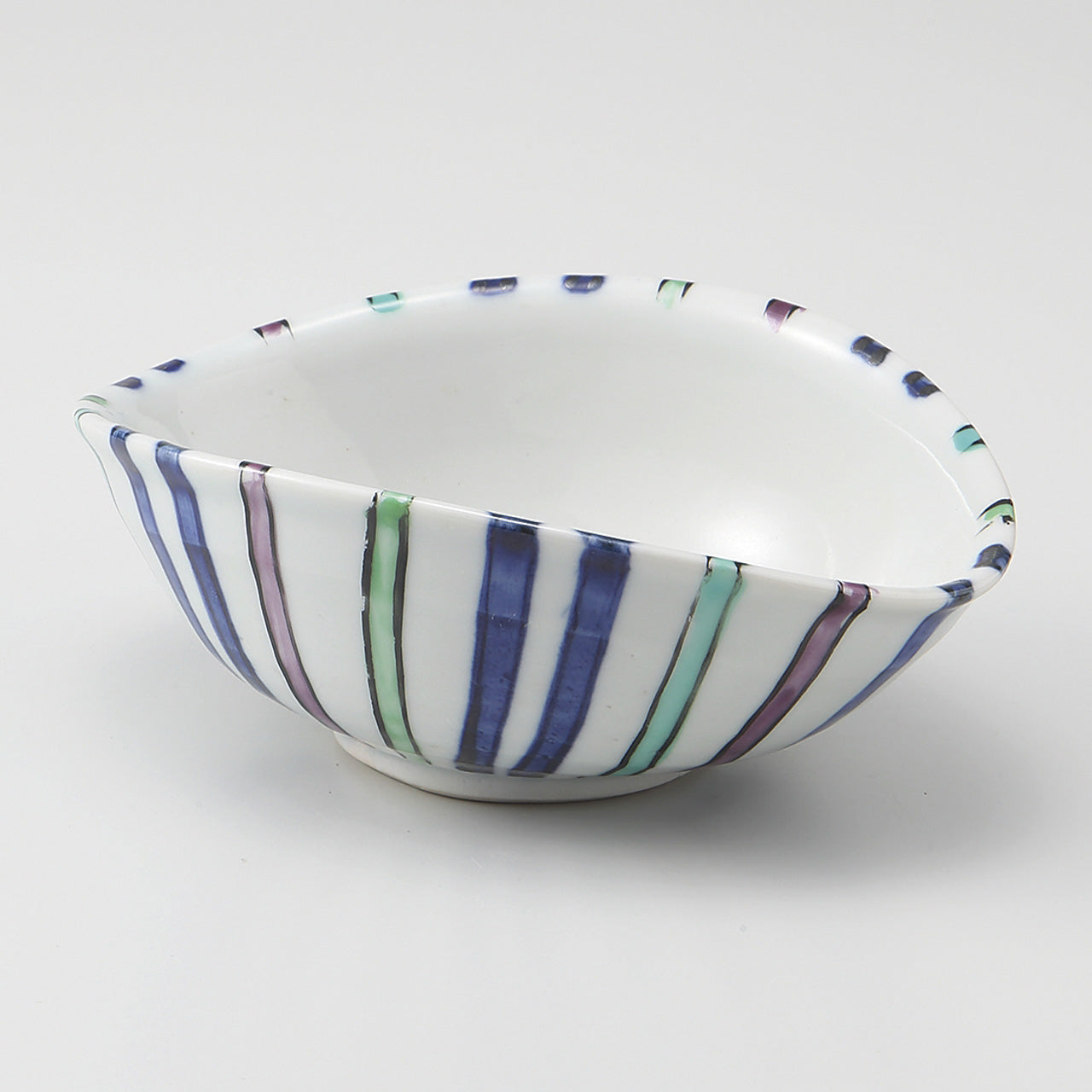 色十草 楕円中鉢 14.6×11.2×5.4cm