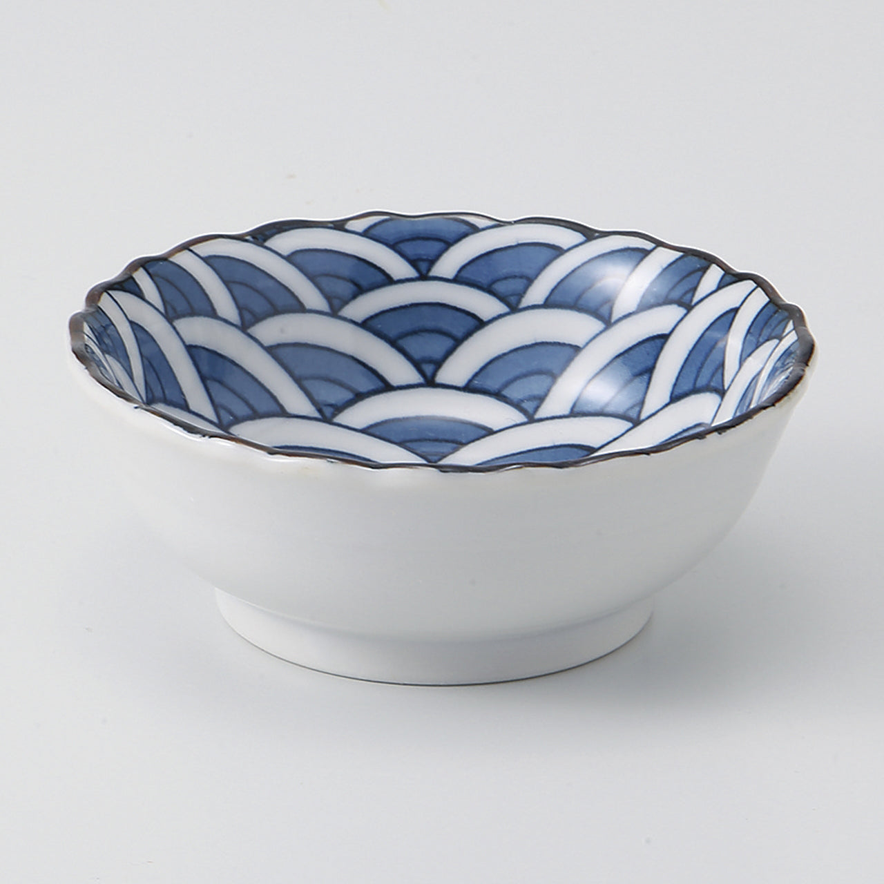 青海波 3.0波渕鉢 9×3.5cm