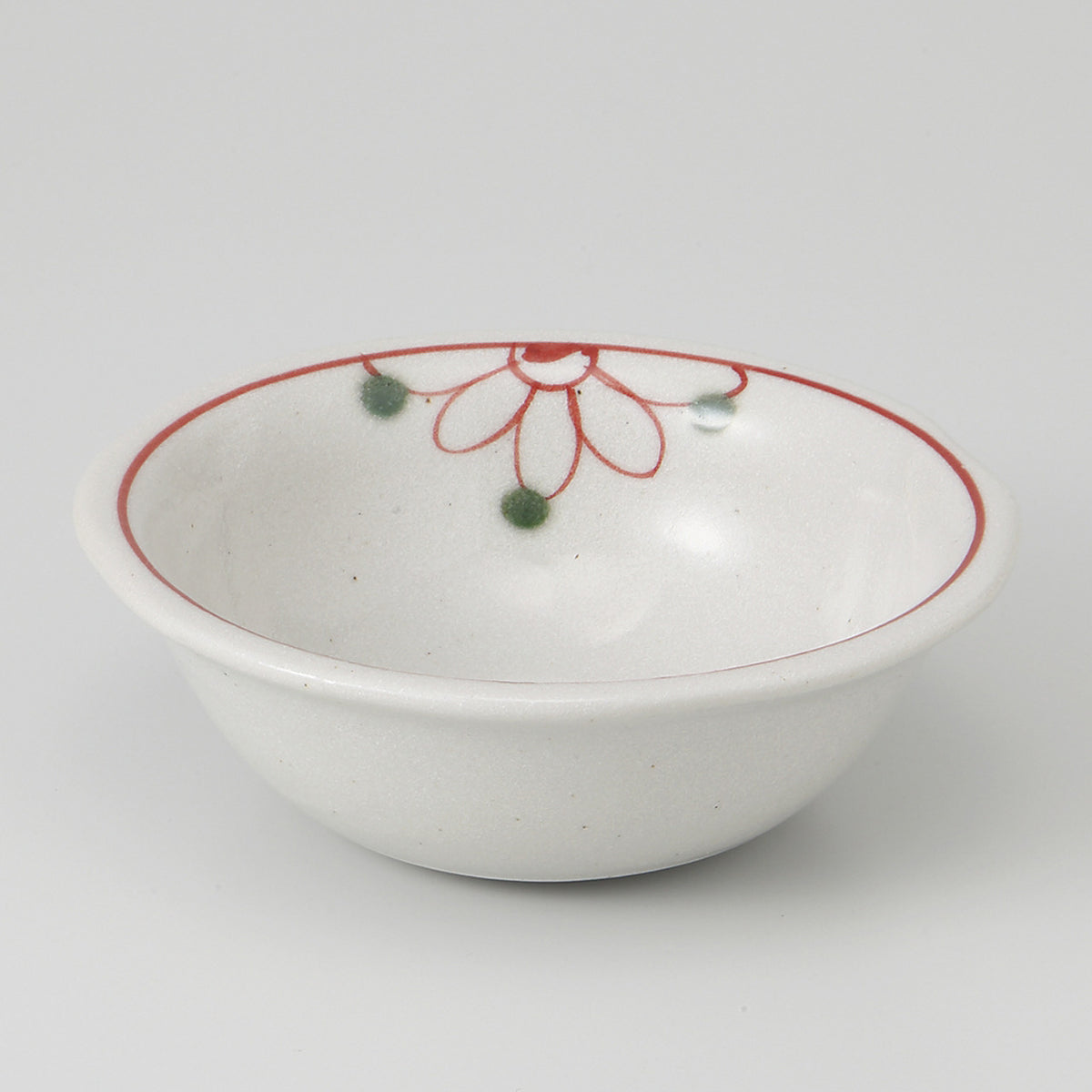 赤小花 ハット型小鉢 13.6×4.6cm