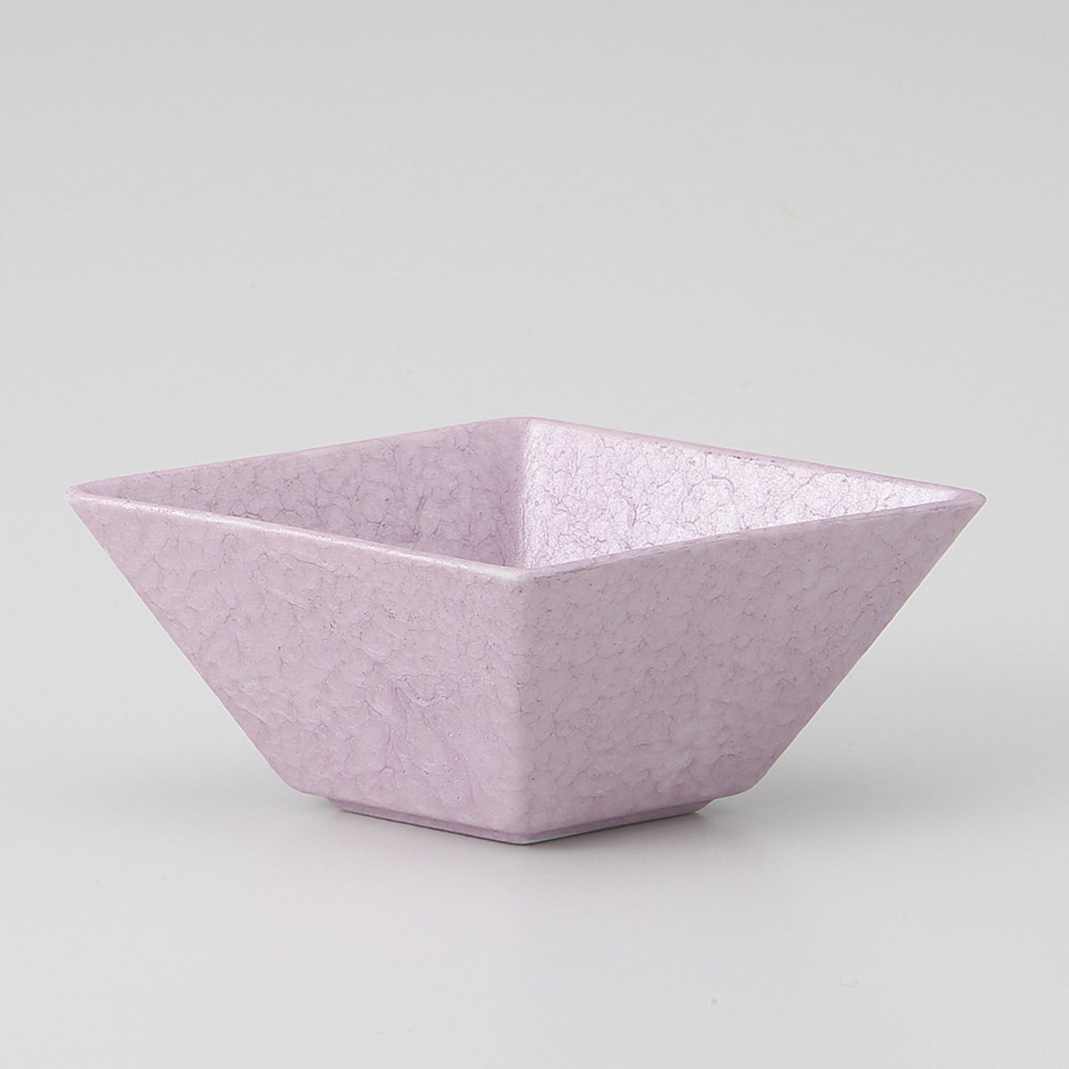 桃銀彩 菱形小付 10×6.5×3.5cm