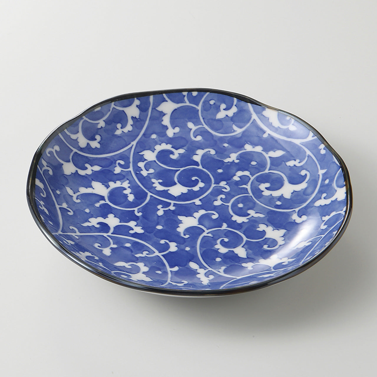 濃唐草 5.0皿 16.4×2.8cm