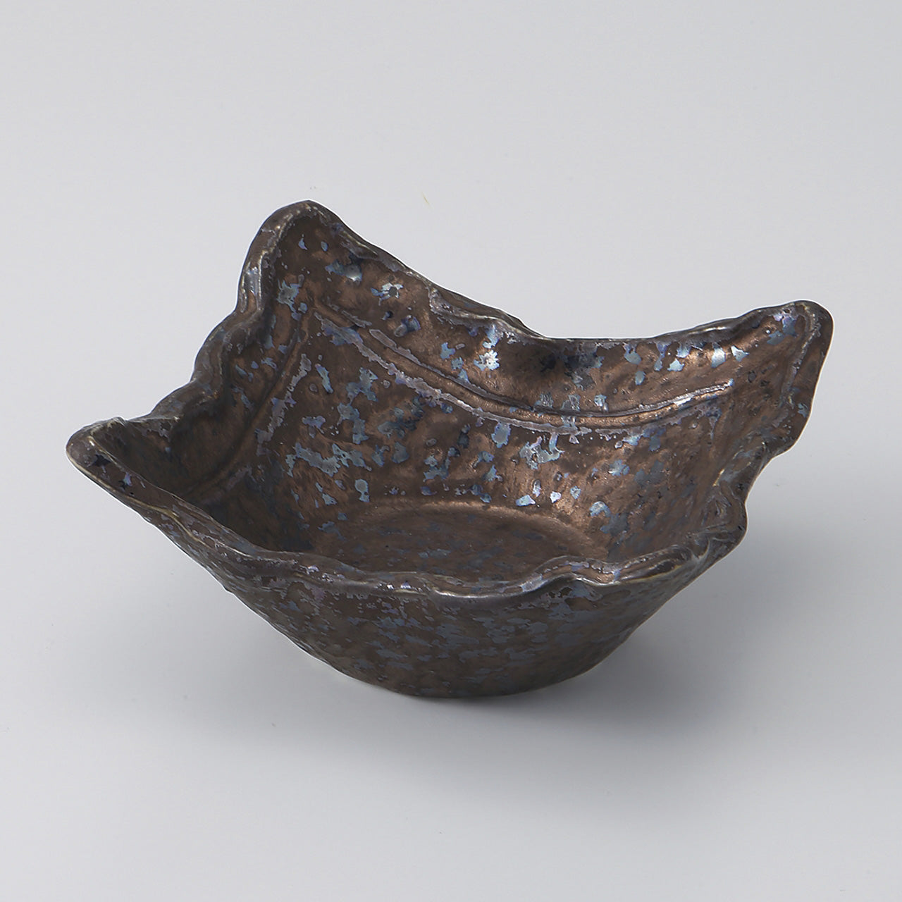 熔岩流 荒渕角鉢 13.5×6cm