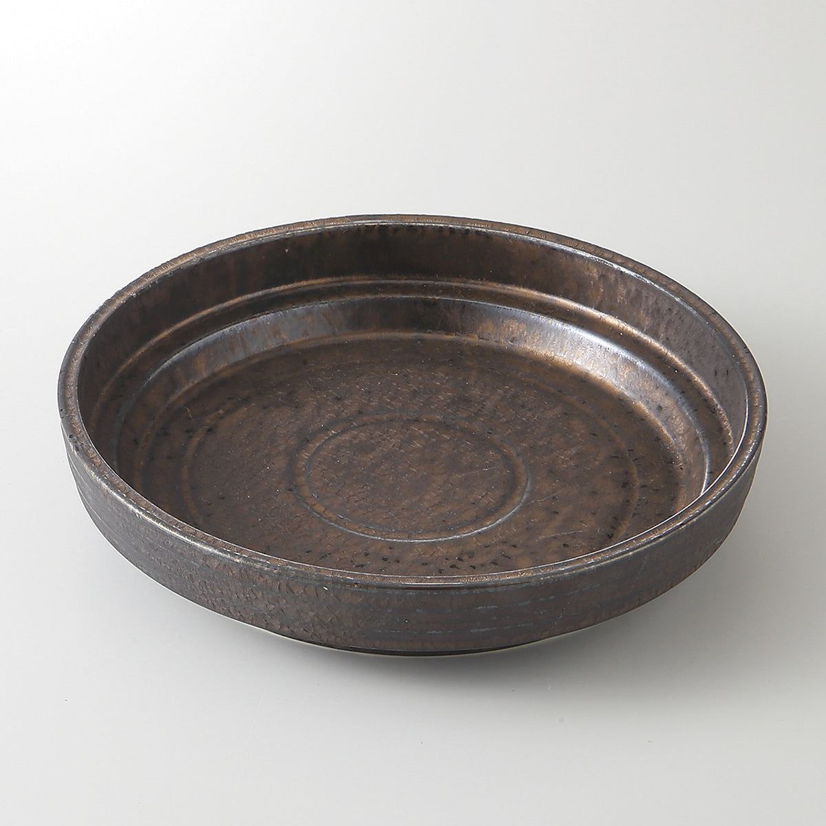 熔岩流 切立7.0皿 21.6×4cm
