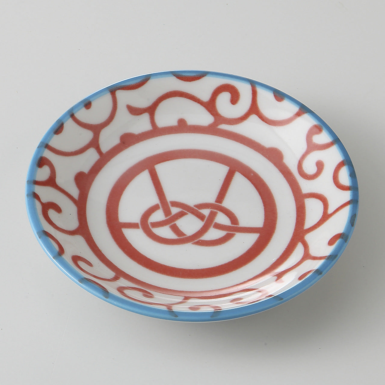 渕青唐草 玉渕3.3皿 10×1.8cm