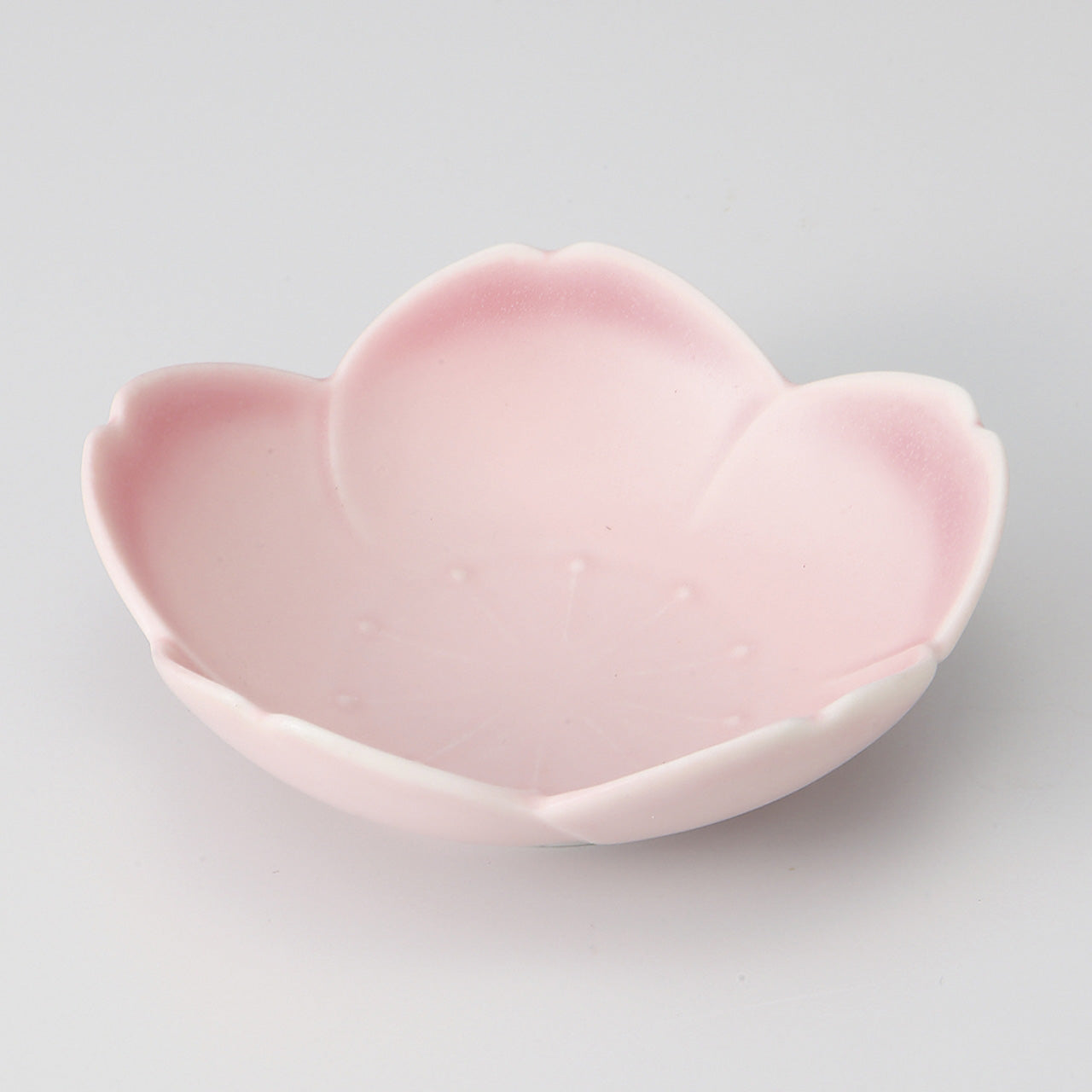 ピンク桜 浅小鉢 11.4×3.4cm