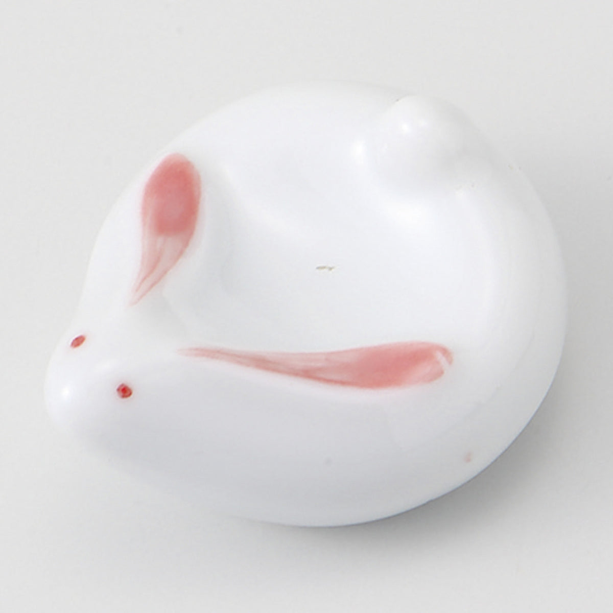 福うさぎ 箸置(ピンク) 4.3×3.4×2cm