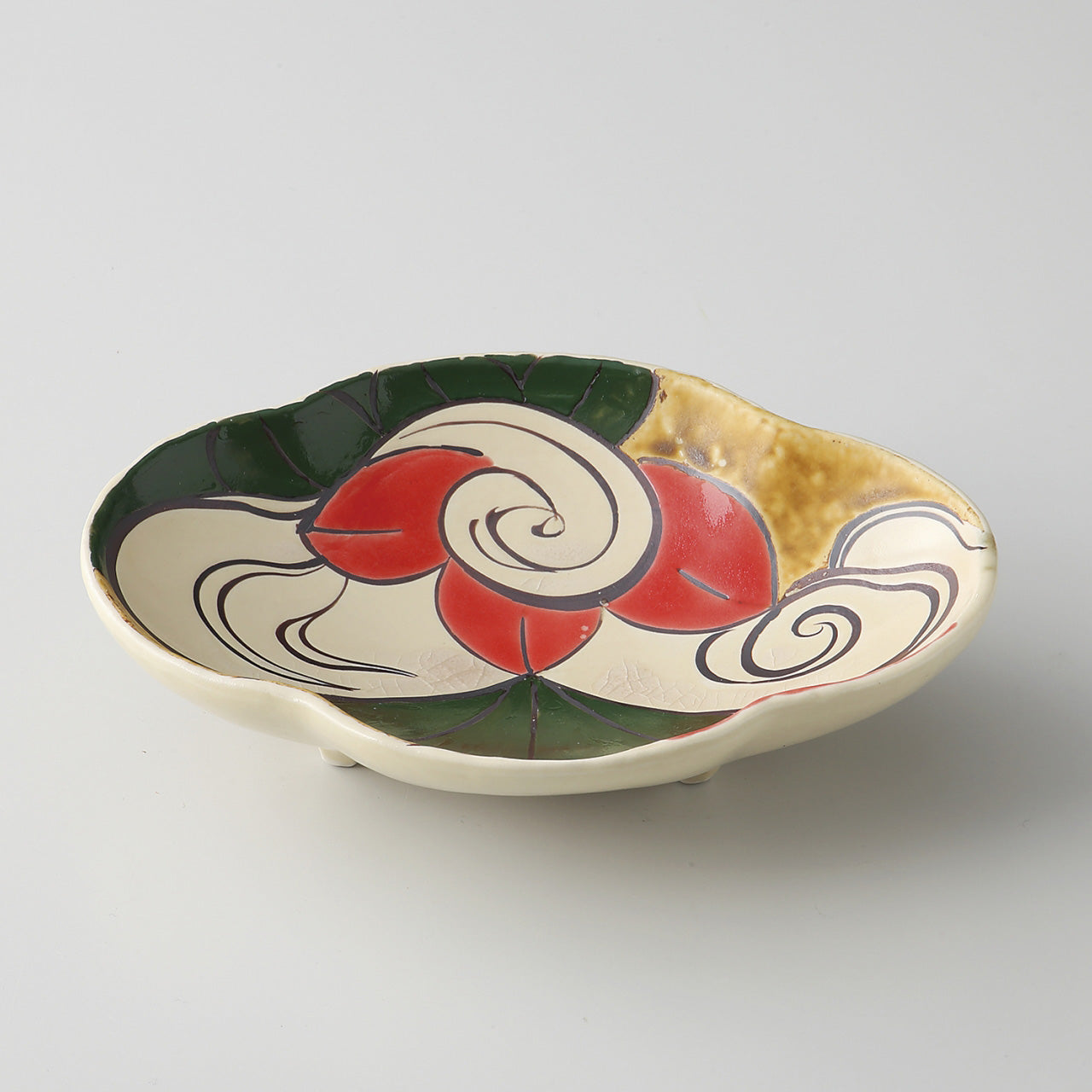 傾奇 木瓜型小鉢 18.5×14.2×4.4cm