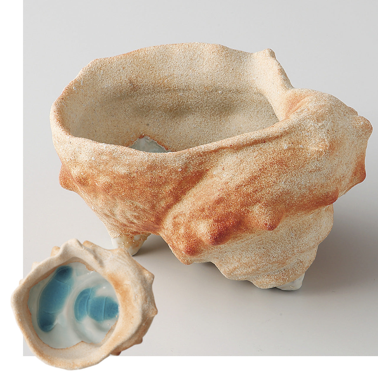 青涼流し 巻貝鉢 14.2×12.7×8.7cm