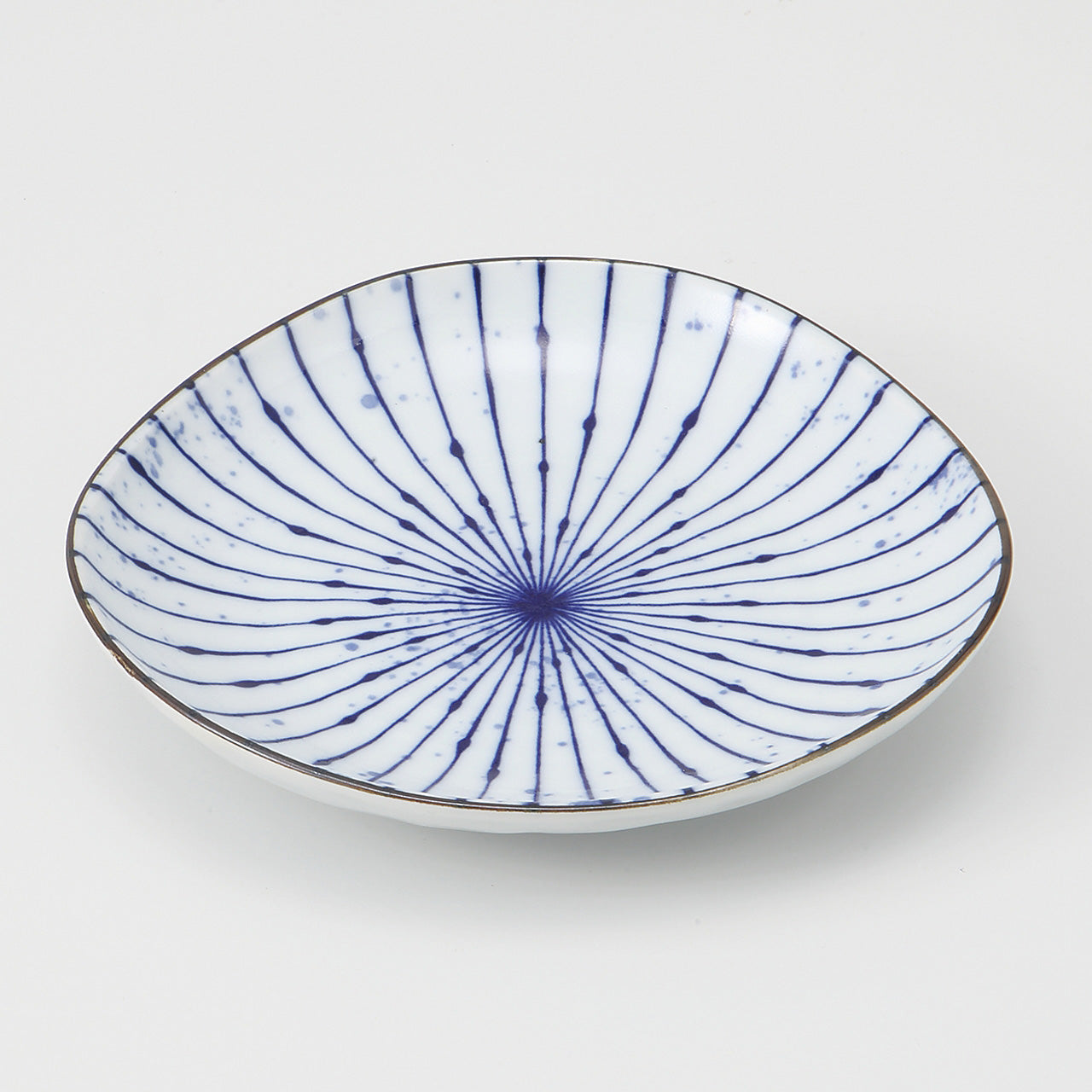 吹墨十草 3.5皿 12.1×2.5cm