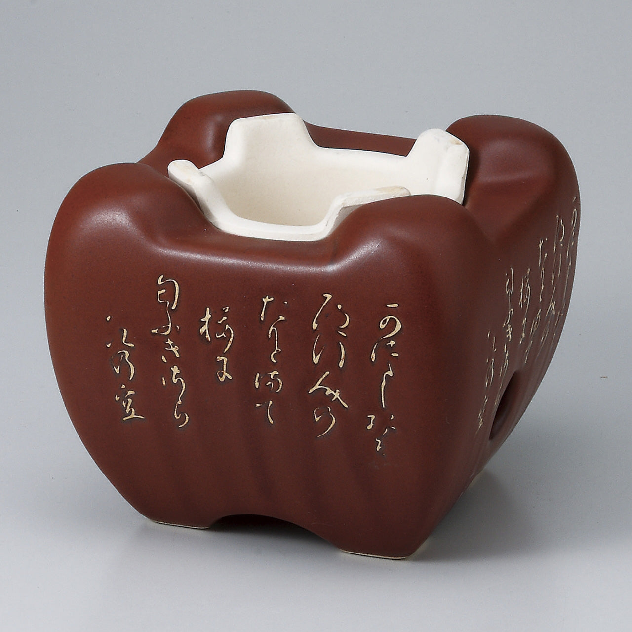 風情(赤) コンロ(中) 14×14×10cm