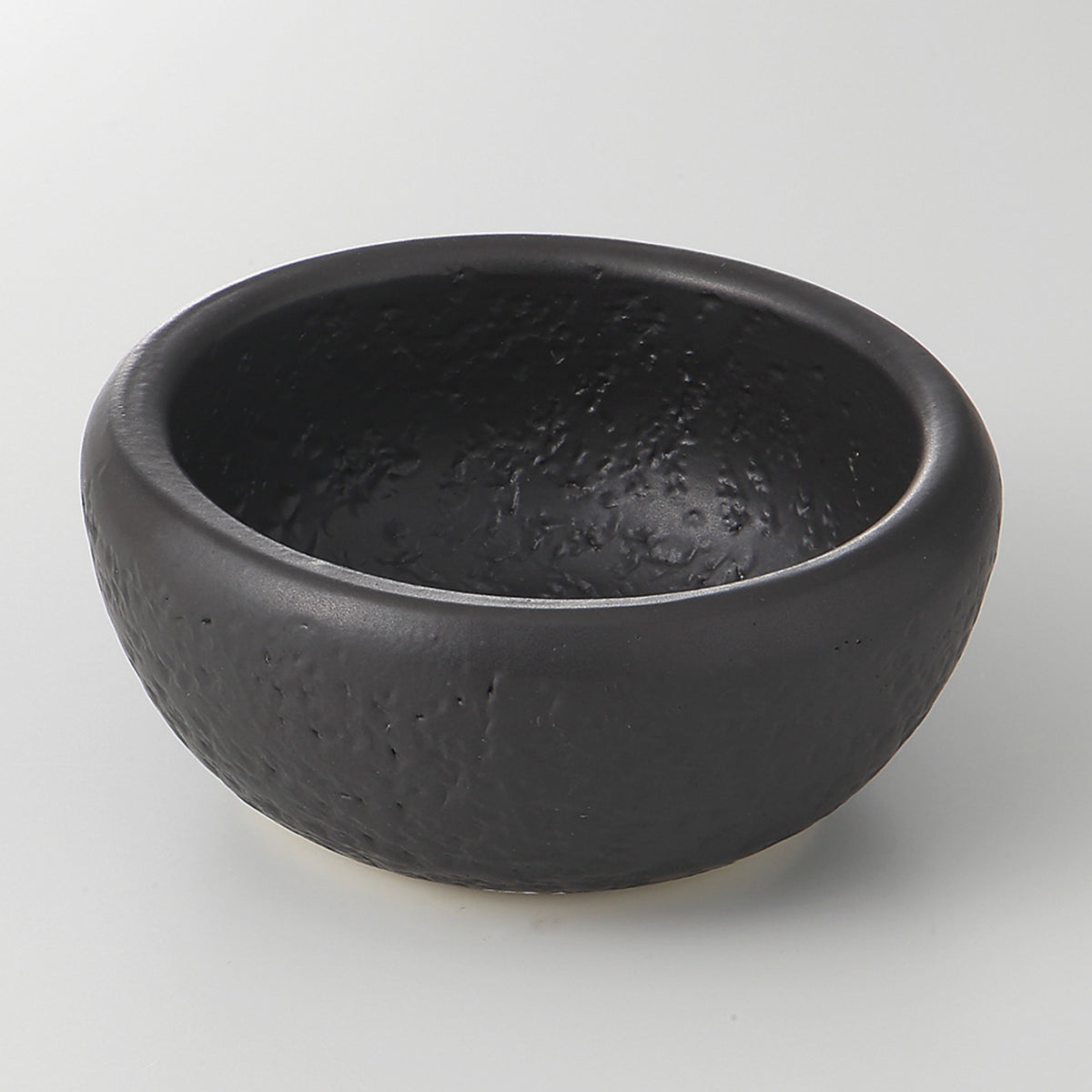 黒釉 丸鍋 13.5×6cm